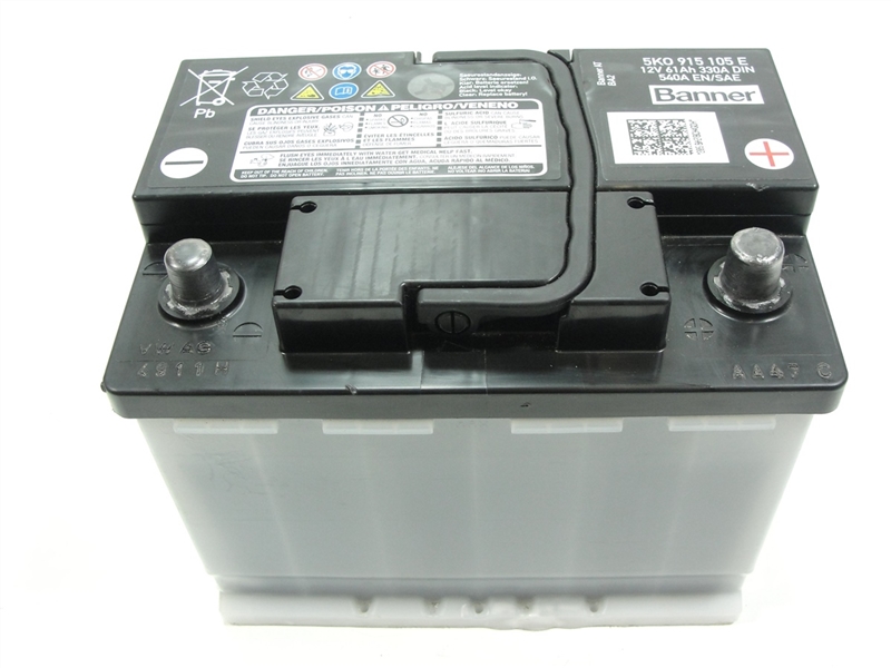 Vw golf 6 Jetta Batterie Batterie 61ah 330a 12v 5k0915105e/15442 eBay