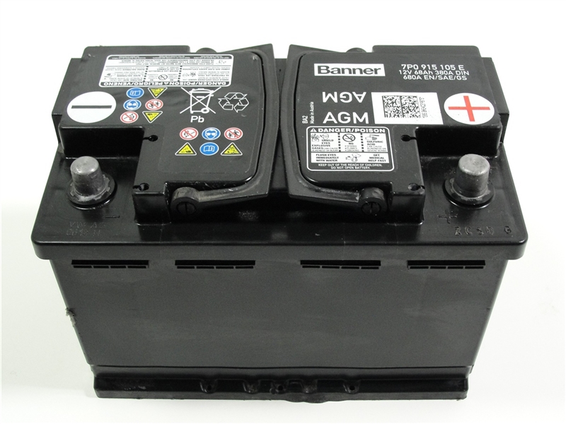 VW Golf 6 7 Tiguan AGM Batterie Akku Autobatterie 68Ah 380A 7P0915105E /29231 eBay